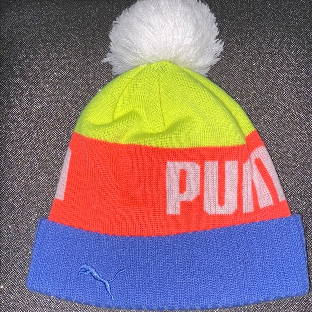Puma Colorful Pom Beanie